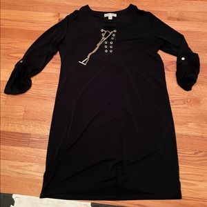 Michael by MK black shift dress size L